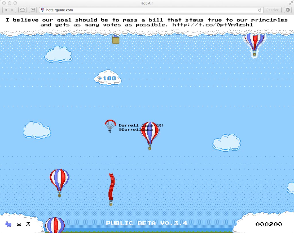 Hot Air - Game Interface